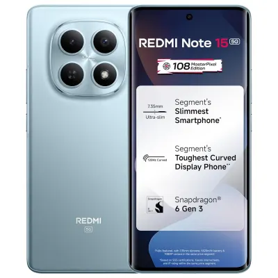 Redmi Note 15 (8GB RAM, 128GB) at ₹25,499