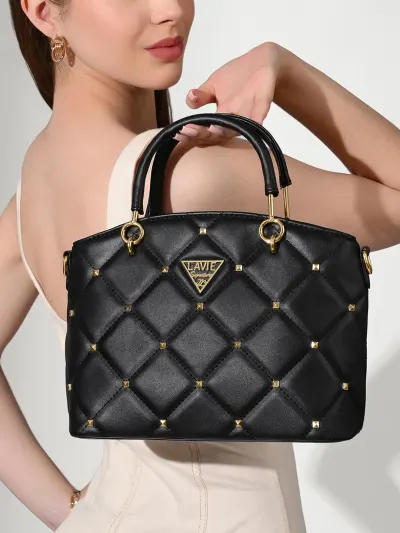 LAVIE Signature Women Stud Lima Satchel Handbag at ₹2,749