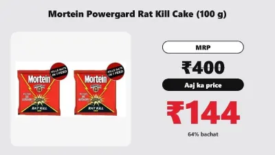 Mortein Powergard Rat Kill Cake (100 g) (Pack of 2) at ₹144