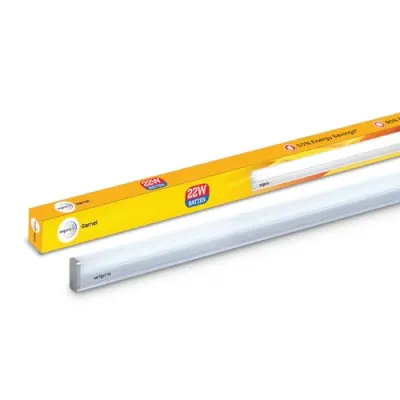 wipro Garnet 22W LED Batten for Living Room & Bedroom | Bright & Energy Efficient Tubelight for Home | Neutral White (4000K) with upto 2200  at ₹191