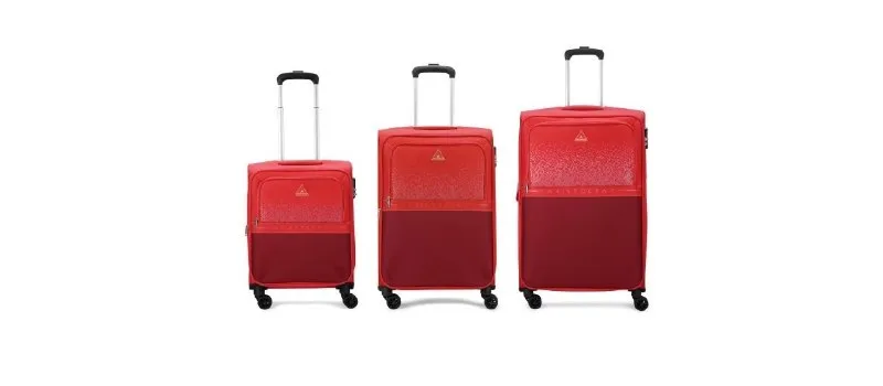 Aristocrat Drift Set of 3 Soft Case (S+M+L) Trolley Bags at ₹4,479