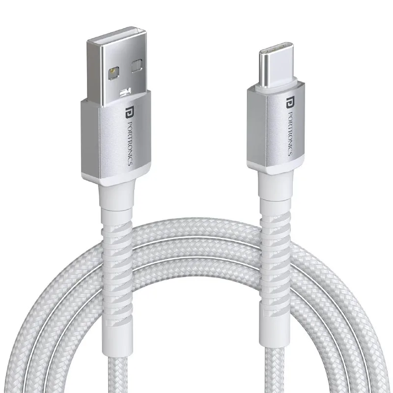 Portronics Konnect X USB to Type C Cable with 3A Output at ₹129