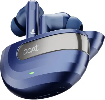 boAt Airdopes Prime 700 ANC,(~48dB) Hybrid ANC, Spatial Audio, Multipoint,App Support Bluetooth Headset (Midnight Blue, True Wireless) at ₹1,499