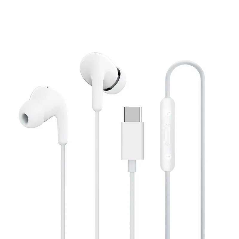 XIAOMI Type-C in-Ear Earphones with 12.4mm Drivers, HD Microphone, and IP54 Dust & Water Resistance,(White) at ₹499