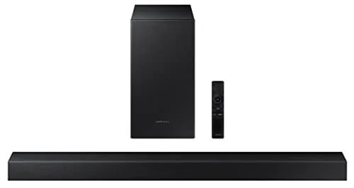 Samsung 150 W Dolby Digital Bluetooth Soundbar (HW-T42E/XL, Black, 2.1 ) @₹ at ₹7,591