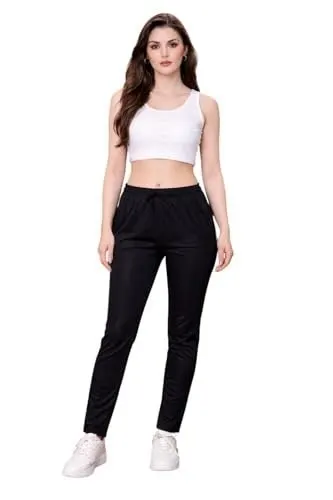 Shiv Textiles Women's Polyester Solid Trackpant (Pack of 3 T at ₹199