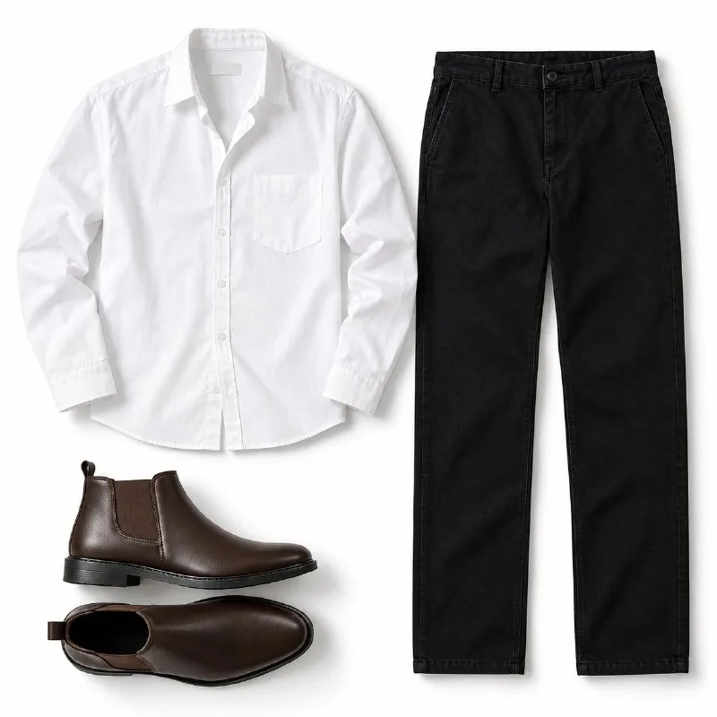 Shirt, Jeans and 1 more