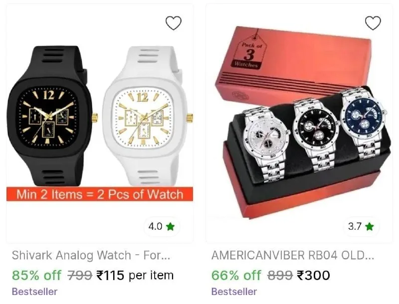 Watches from ₹115