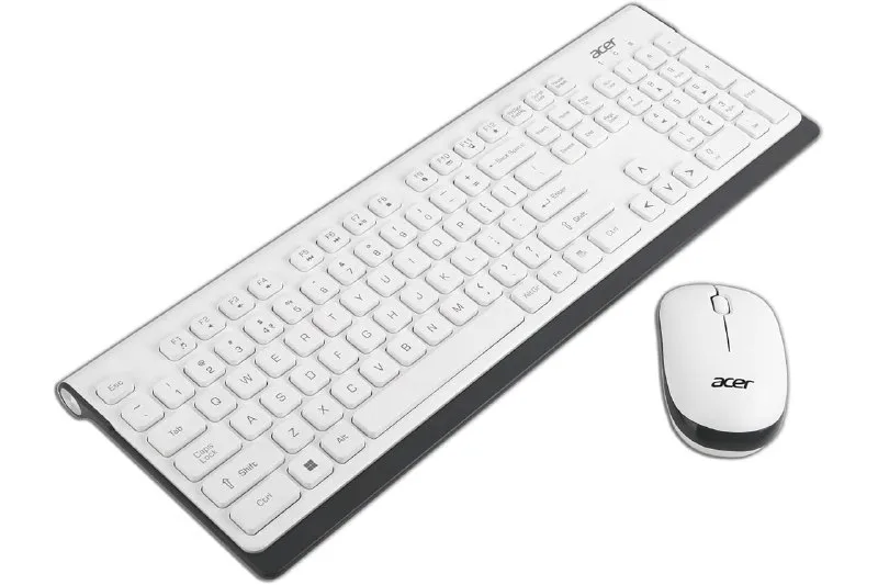 Acer Wireless Keyboard & Mouse Combo with Attractive Durable Design, 2.4GHz Nano Receiver at ₹859