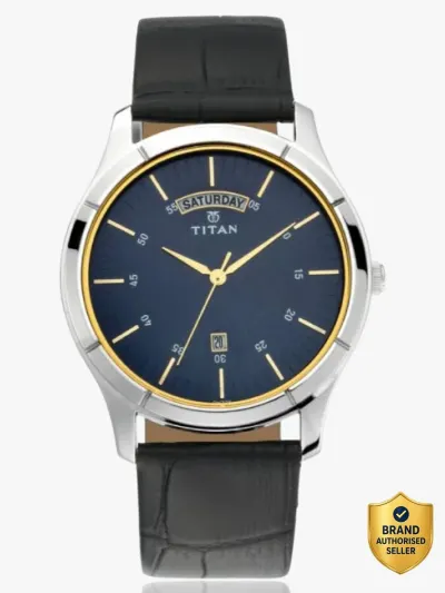 Titan Leather Strap Analog Watch - For Men at ₹2,138