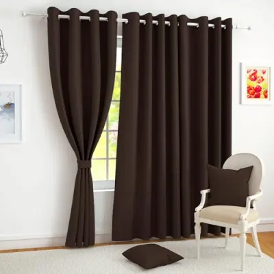 Story 100% True Blackout Long Door Curtains 8 Feet Set at ₹1,221