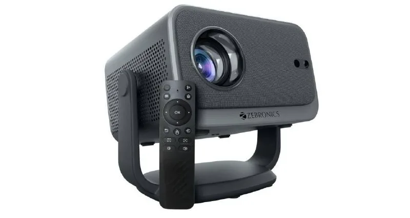 ZEBRONICS PIXAPLAY 67, Smart LED Projector at ₹11,490