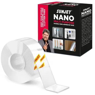 AIPL Sunjet Double Sided Heavy Duty Nano Tape- Strong Adhesive at ₹72