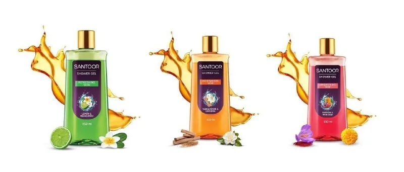 Santoor Shower Gel, 250ml at ₹85