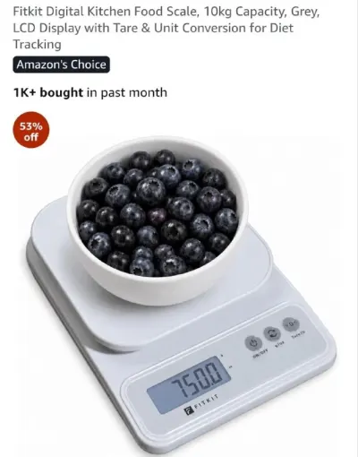 Grab: Upto 55% OFF on Digital Weighing Scales