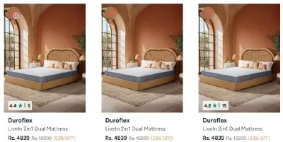 Duroflex Mattress from ₹4,839