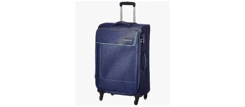 American Tourister Polyester 69 cm Navy Suitcase at ₹2,599