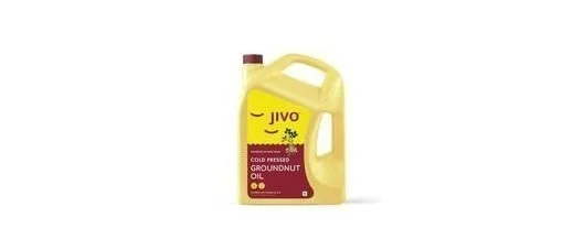 Jivo Cold-Pressed Groundnut Oil 5 Litre at ₹899