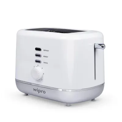 Wipro Vesta Bread Toaster 800 Watts Auto Pop at ₹1,671