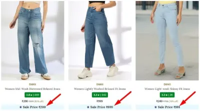 Jeans & Jeggings from ₹200