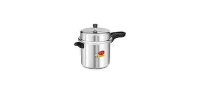 Pigeon by Stovekraft 106 Deluxe Aluminium Outer Lid Pressure Cooker, 12 Litres at ₹2,199