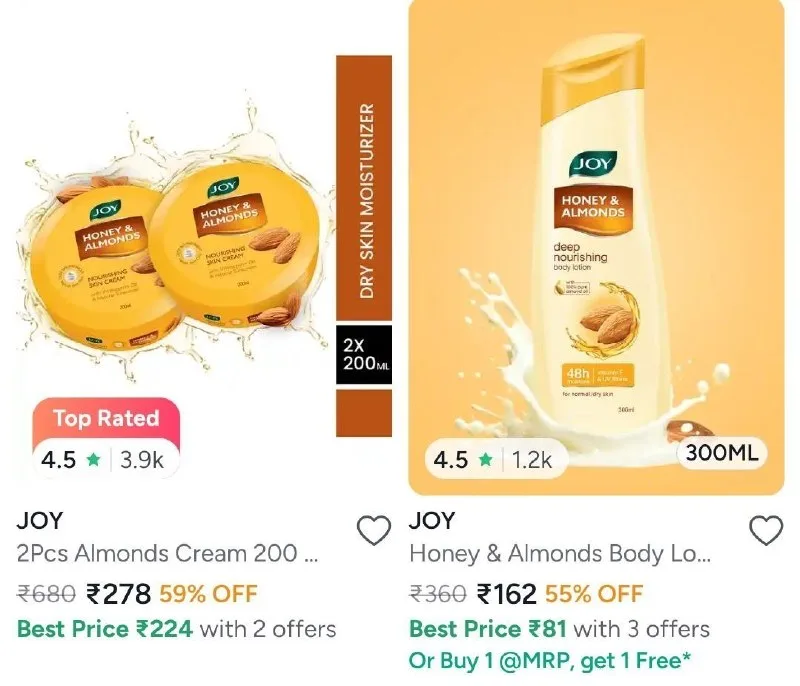 MYNTRA JOY: Buy 1 Get 1 Free