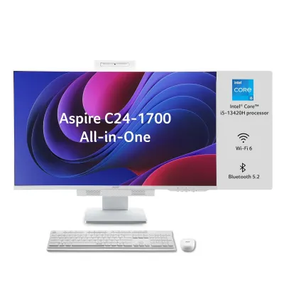Acer Aspire C24 60.5cm (24") Full HD IPS Display All in One (AIO) Desktop at ₹72,490
