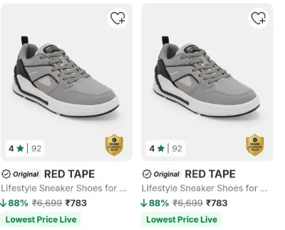 Red Tape Shoes Upto 88% off