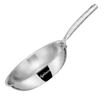 Lifelong Tri Ply Fry Pan - 22 cm Stainless Steel Frying Pan at ₹499