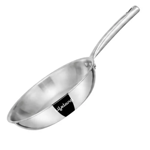 Lifelong Tri Ply Fry Pan - 22 cm Stainless Steel Frying Pan at ₹499