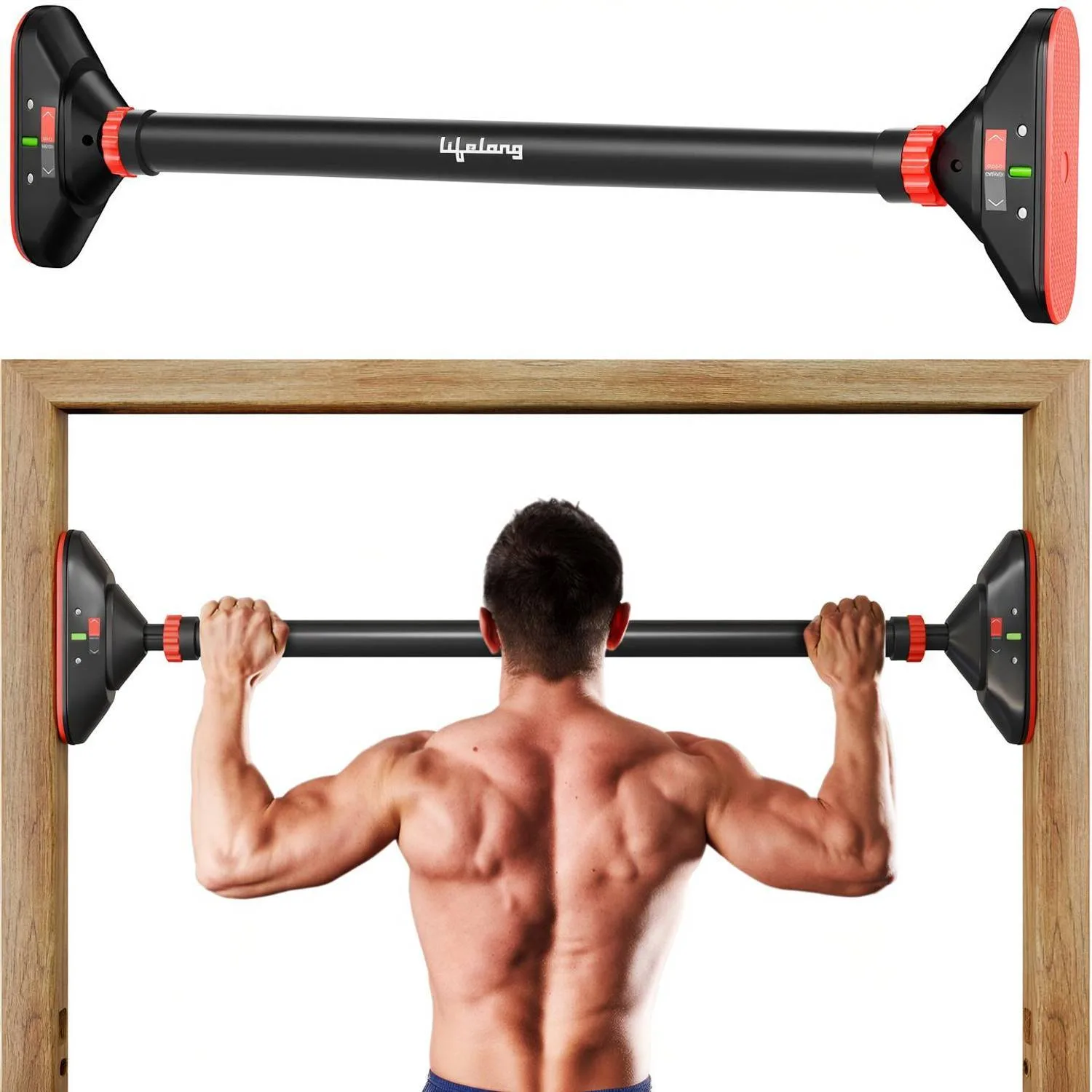 Lifleong Adjustable Pull Up Bar at ₹949