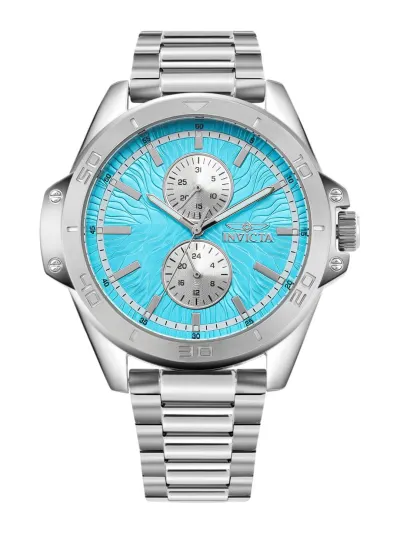 Invicta Men Dial & Stainless Steel Bracelet Style Straps Analogue Chronograph Watch at ₹4,950