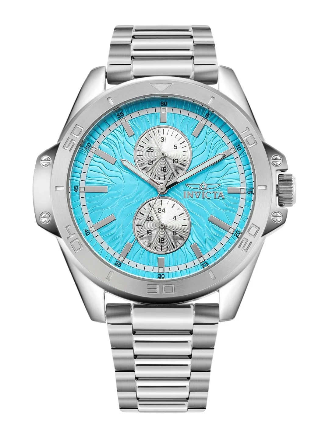 Invicta Men Dial & Stainless Steel Bracelet Style Straps Analogue Chronograph Watch at ₹4,950