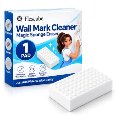Magic Eraser | Pack of 1 | No Scratch Multi-Surface Cleaning Sponge | Removes 100+ Tough Stains | Just Add Water | Walls, Kitchen, Bathroom, at ₹9