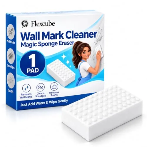 Magic Eraser | Pack of 1 | No Scratch Multi-Surface Cleaning Sponge | Removes 100+ Tough Stains | Just Add Water | Walls, Kitchen, Bathroom, at ₹9