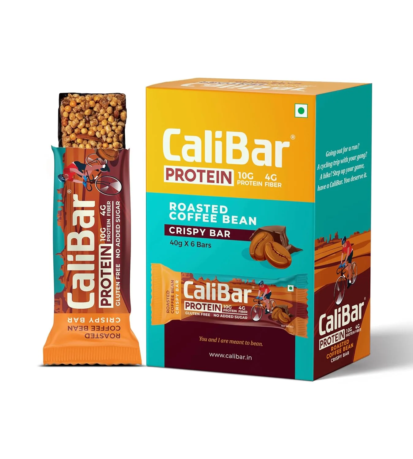 CaliBar 10g Protein Bar, 6 Bars at ₹398