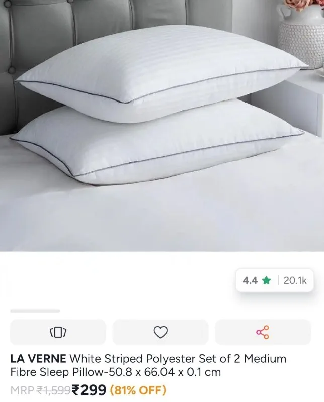 Set of 2 pillows