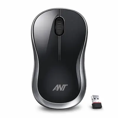Ant GLOBE15 Wireless Mouse |2.4GHz High-Speed Connectivity |1200 DPI Optical Tracking |12M Battery Life |10m Range USB Plug & Play, Lightwei at ₹199