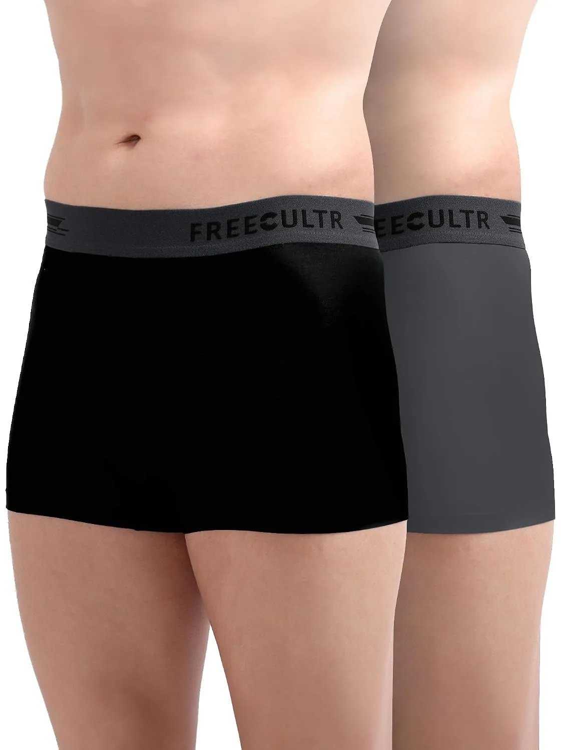 Freecultr Men's Micromodal Airsoft Trunk (Pack Of 2) at ₹319