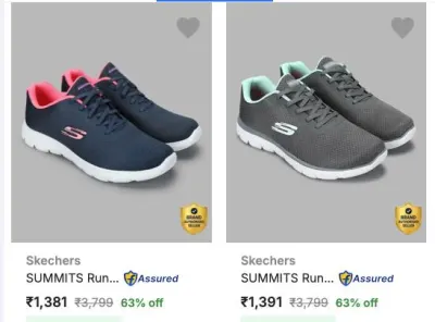 Skechers Women's Sports Shoes at minimum 69% Discount