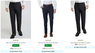 Min. 60% Off On Raymond, Park Avenue & Parx Clothing