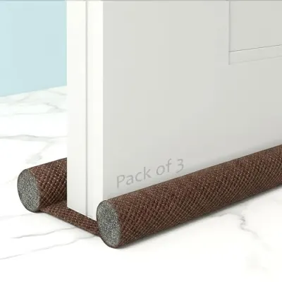 Pack of 3 Door Gap Filler 39 Inch Bottom Sealing Strip for D at ₹134