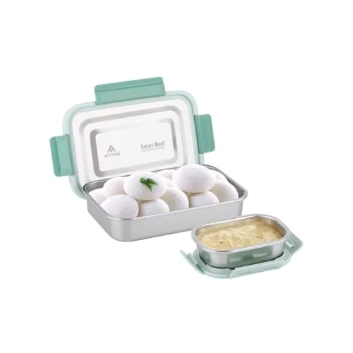ATTRO Smart Meal Medium Stainless Steel Lunch Box at ₹265