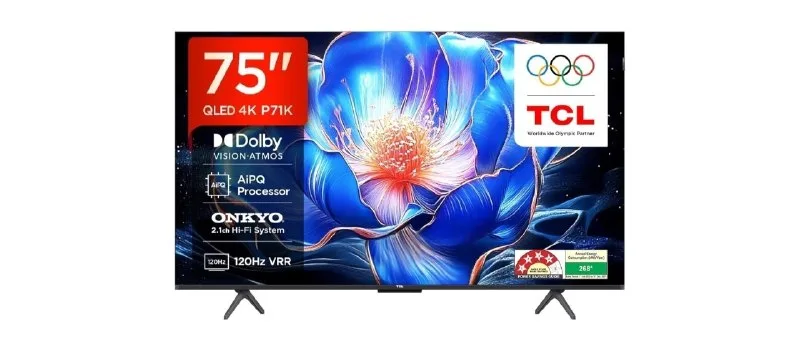 TCL 74 inch QLED 4K Google TV at ₹79,990