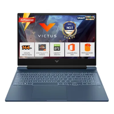 HP Victus Gaming Laptop, 15.6", 144Hz, 16GB, 512GB, 2.29kg Solid at ₹92,740