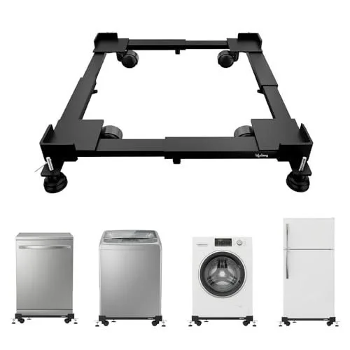 Lifelong Adjustable Washing Machine Stand with Wheels, Heavy at ₹829