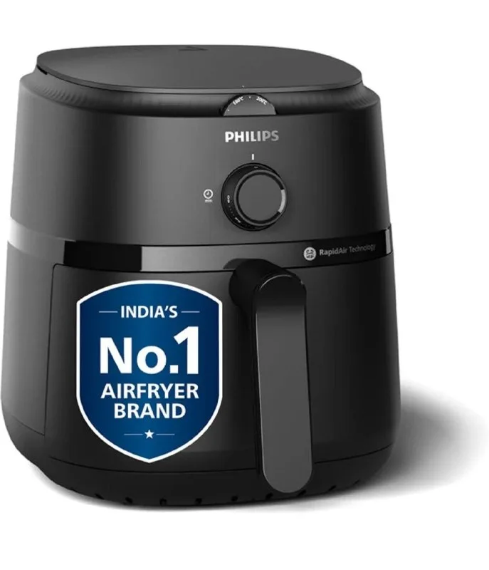Philips NA120/00 with uses up to 90% less fat, 1500W, with Rapid Air Technology Air Fryer at ₹3,997