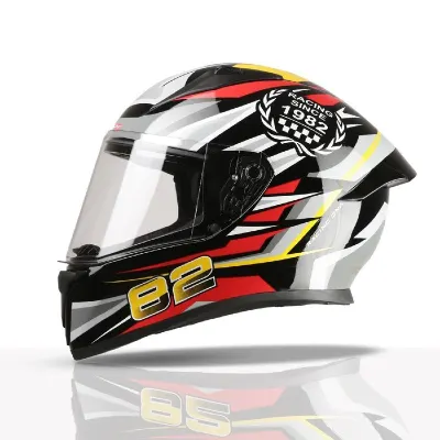 TVS Racing Titan Series Full Face Helmet for Men | Premium Bike Helmets with ABS Shell, UV Paint at ₹2,274