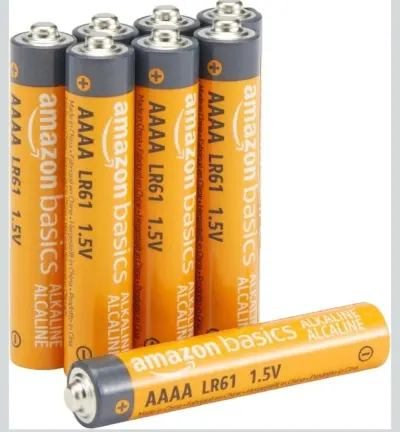 amazon basics AAAA Everyday Alkaline Batteries for Stylus (8-Pack) - Appearance May Vary at ₹179