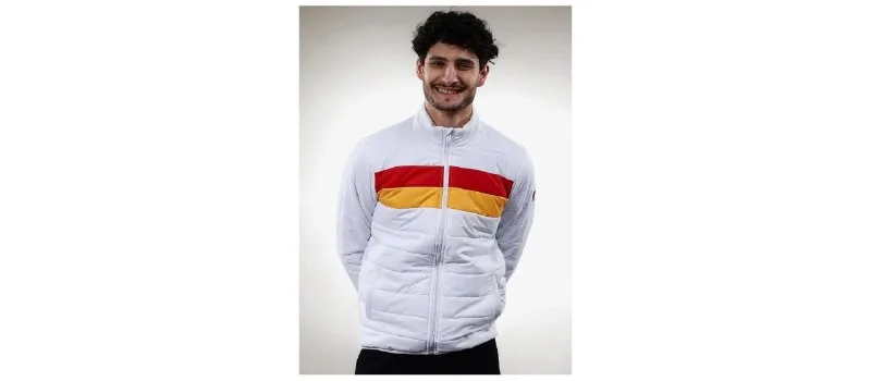 THE INDIAN GARAGE CO Men's Regular Fit Colourblocked Puffer Jackets at ₹654
